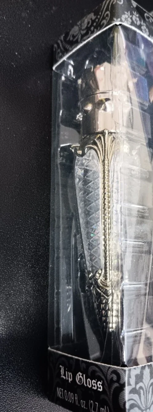 Lip Gloss with Decorative Silver Case (New)